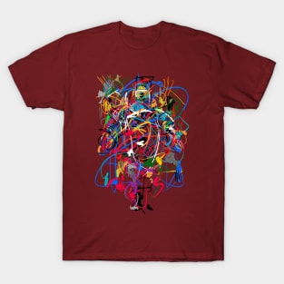 Abstract Figure - Chaos Painting T-Shirt